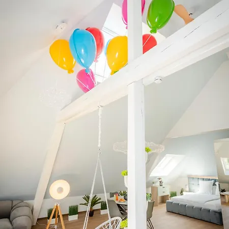 Lejlighed Up, Proche Basel, Loft Sous Combles & Vue Saint-Louis (Haut-Rhin)