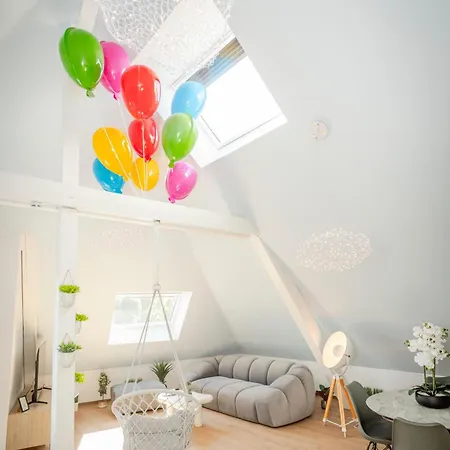 Up, Proche Basel, Loft Sous Combles & Vue *
