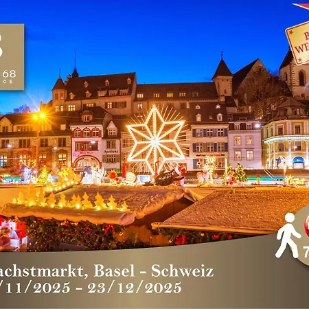 公寓 Up, Proche Basel, Loft Sous Combles & Vue *